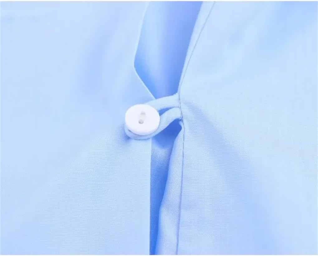 Women's Long-Sleeved Shirt with Button-Down Waist and Asymmetrical Hem
