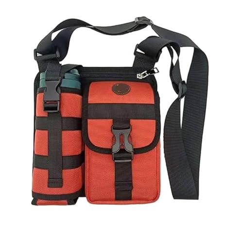 Prevalente Shoulder Bag, Shoulders Bags With Water Bottle Holder, Sports Workout Bags Crossbody (Orange)