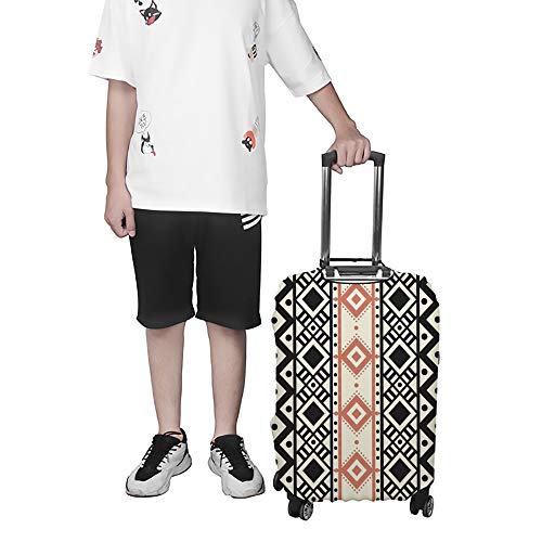 Housse de valise Chehong contre les rayures de bagage à motif carré moderne