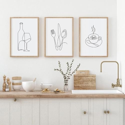 Affiches et impressions modernes de cuisine grand format 70x100cm pour déco restaurant