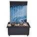 Produktbild Tomotato Zimmerbrunnen USB Moderner Stil Tischbrunnen mit LED Beleuchtung, Mini Zen Zimmerbrunnen mit Deko-Steinen, 16,5 x 11,5 x 10 cm