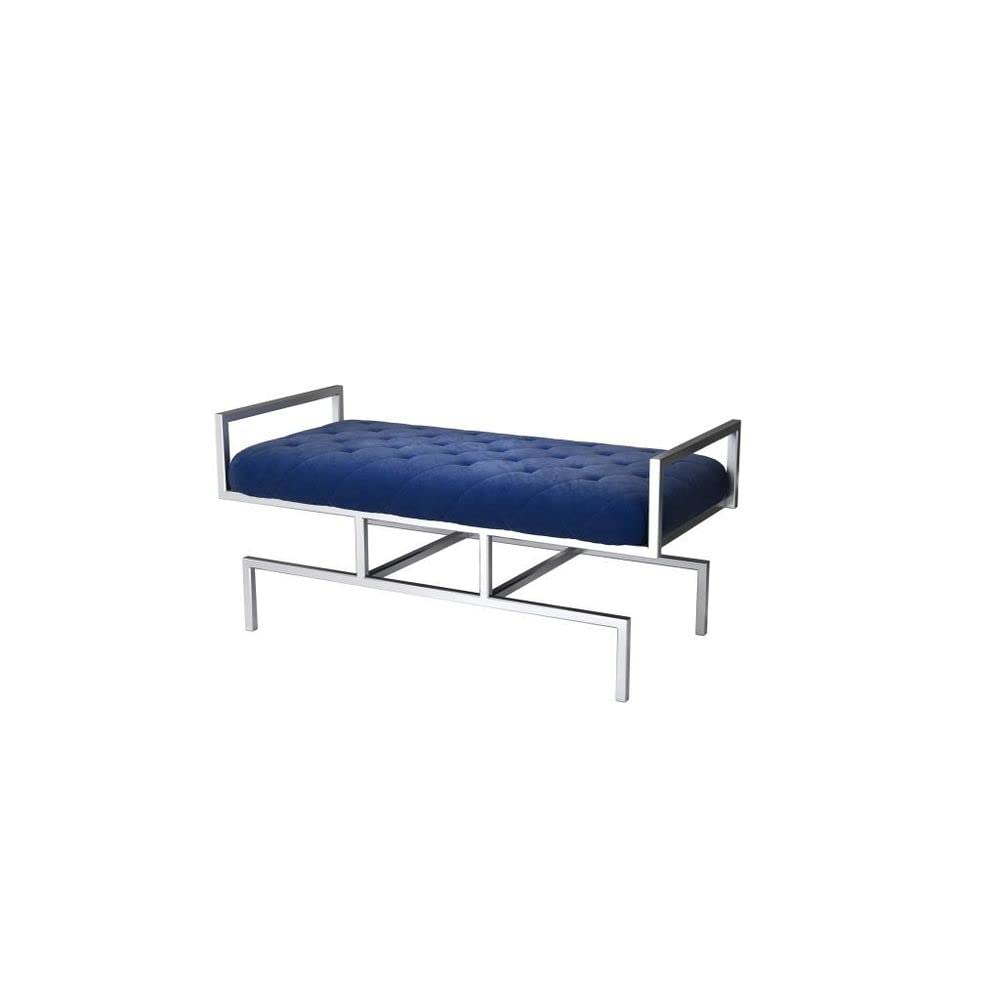 Banquette noir DKD Home Decor assise confortable polyester pour l'entrée
