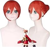 KAPVXRKI Christmas cosplay Wigs for Gintama Kagura Cosplay Wig Heat Resistant Synthetic Wigs for Halloween Costume Party Role Play+Wig Cap