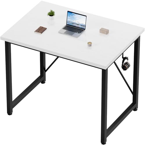Devoko Schreibtisch Kleiner Tisch Computertisch, 80 x 50 x 75 cm Bürotisch für Arbeitszimmer,...