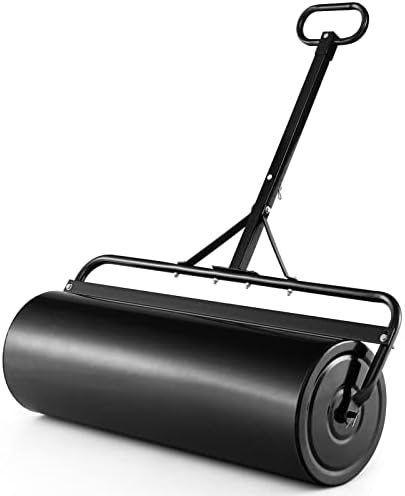 IRONMAX Lawn Roller, 30 Gallons/113 L Manual & Tow-Behind Steel S...