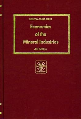 Economics of the Mineral Industries