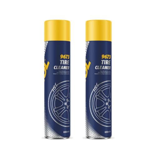 Mannol HTE - Germany 2 Pack 9673 - Premium Tire Shine Cleaner Spray - 650 ml