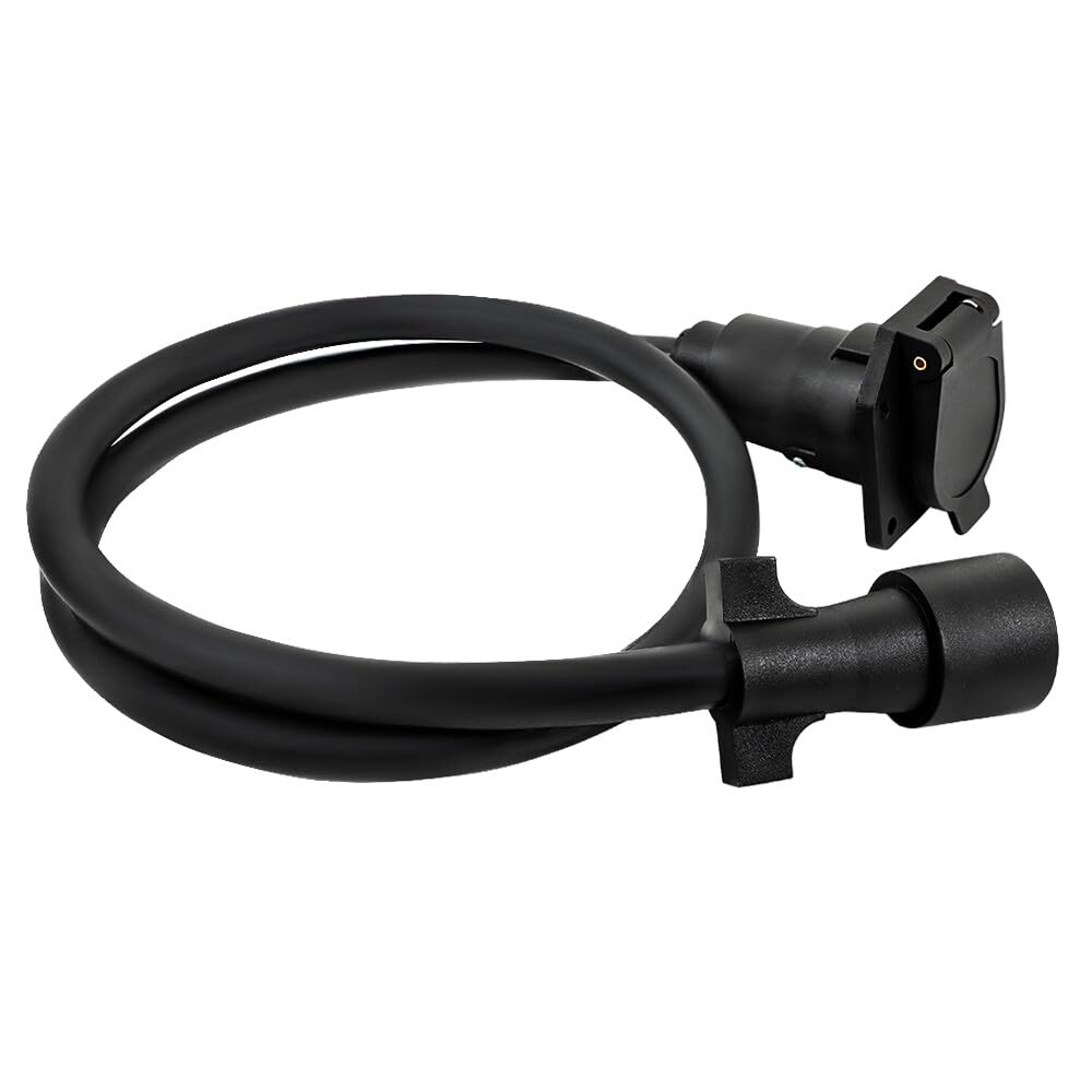 Genuine OEM Replacement For Trailer Plug Extension Cord 7 Pin Harness 10-14 AWG RV Gooseneck 4 ft