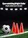 GHB 9 Inch Soccer Cones 12 Pack Disc Soccer Sport Cones Training Field Marker Agility Cones for Basketball, Coaching, Practice Equipment Includes Drills Guide (9