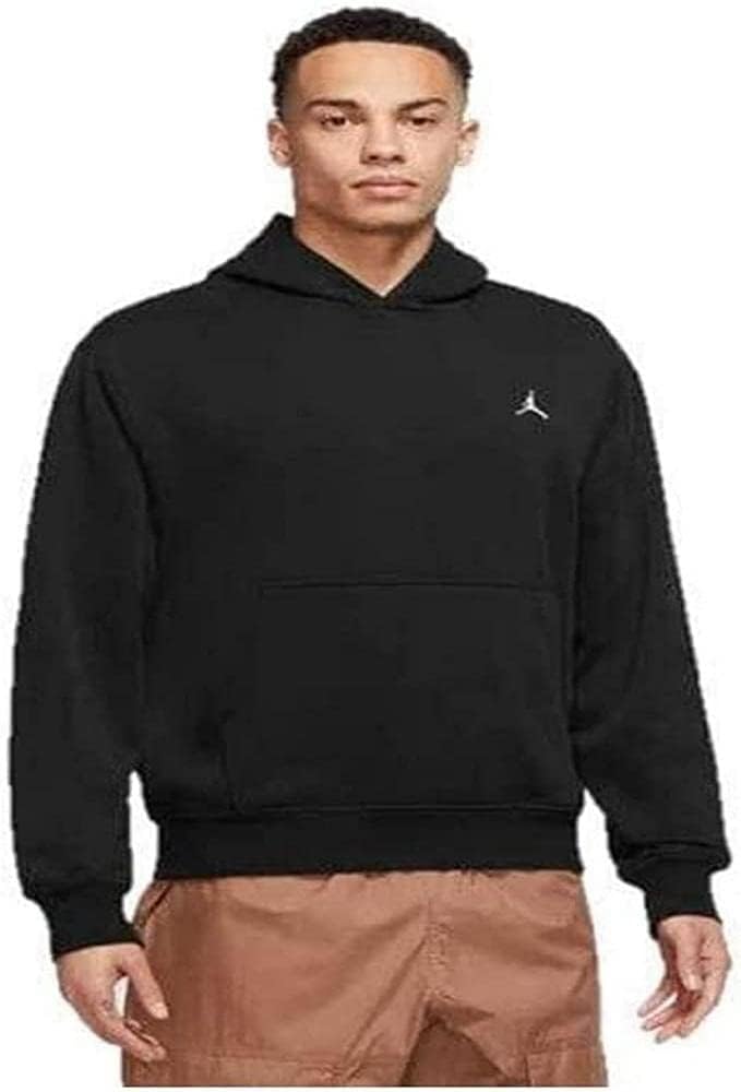Nike Jordan DQ7466 Mens Jacket, Set Compatible, Brooklyn Pullover Hoodie, Top and Bottom Outerwear, Sportswear, Gym, Muscle Training, Authentic, Fleece