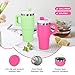 AGH 14 Oz Tumbler with Handle Stainless Steel Double Layer Insulated Mug,Reusable Stainless Steel Kids Water Bottle,Gifts for Kids Tumblers(Pink)