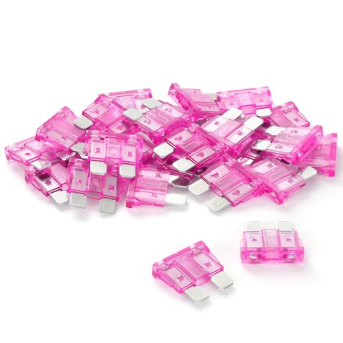 (25Pcs) 3 Amp Standard Car Fuses, 3A Automotive Fuse(ATO/ATC), Blade Fuse for Car/RV/Truck/SUV/Motorcycle/Boat