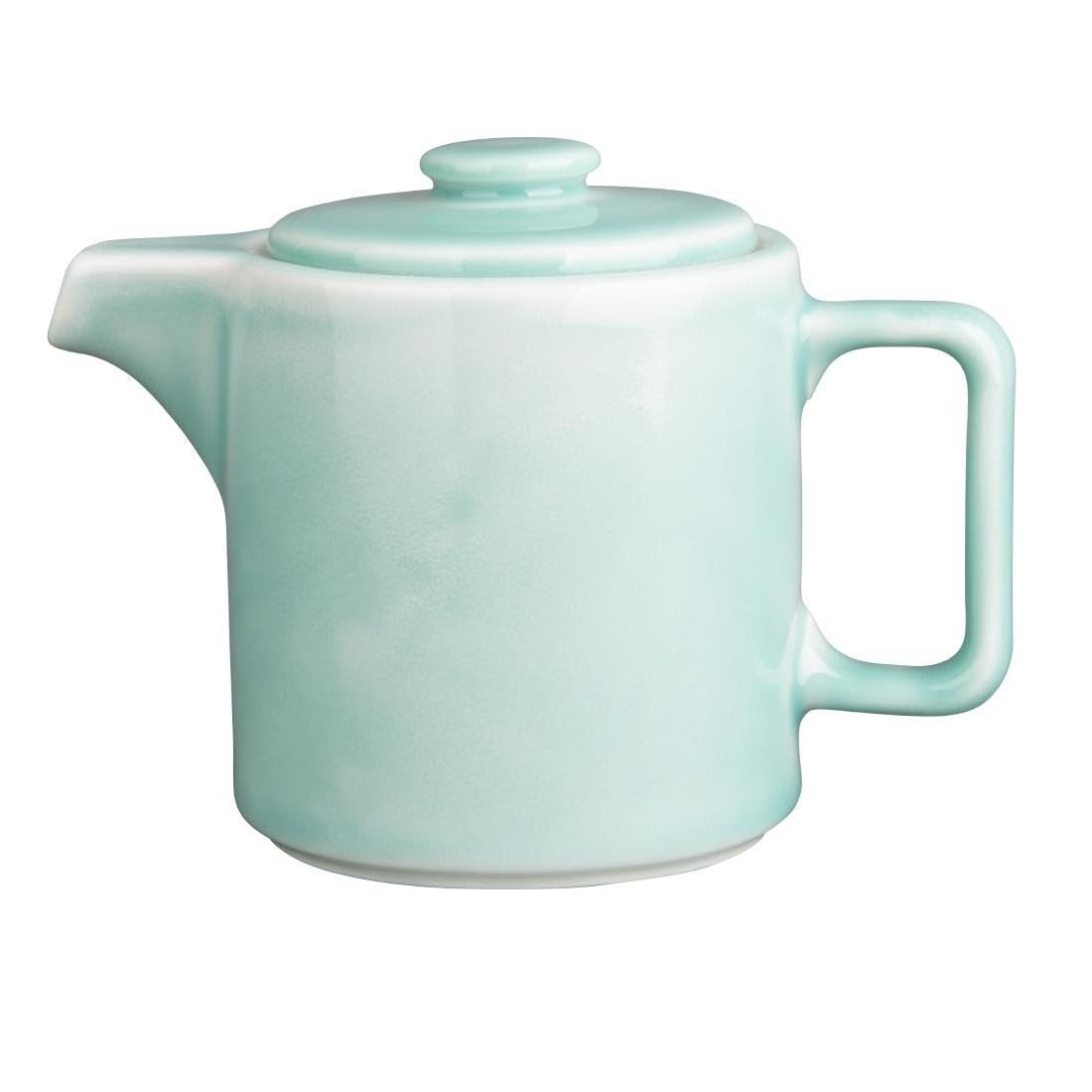 Olympia Green Fondant Tea Pots Mint 450Ml (2 Pack)