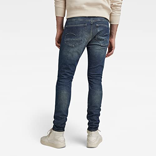 G Star RAW Men's Revend FWD Skinny Jeans, Blue (Antique Forest Blue Restored D188-D356), 34W / 34L – Ansicht 2