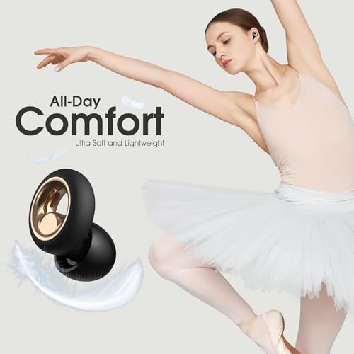 Image of Ear Plugs for Sleeping Noise Cancelling, 60dB Silicone Ear Plugs for Noise Reduction, Reusable Sleeping Earplugs for Snoring, Concert & Shooting Ear Protection with 8 Eartips(Jet Gray)