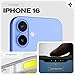Spigen Tough Armor (Ai) Designed for iPhone 16 Case [NOT Compatible with MagSafe] [Kickstand] [Military-Grade Protection] - Black