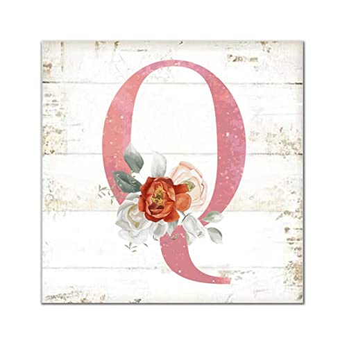 Décoration murale en bois avec lettre Q rose pour sublimer votre maison