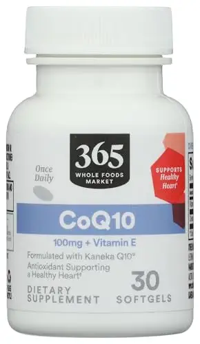 CoQ10 100 MG Plus Vitamin E, 30 Count