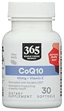 365 by Whole Foods Market, CoQ10 100 MG Plus Vitamin E, 30 Count