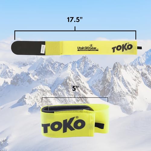 image for Utah Ski Gear Collab Ski Straps Pair - Adjustable Ski Straps, Fits Mos