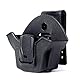 OWB Handschellen-Holster, Auto-Lock-Profi-Polizei-Bügelhalter für Standard-Handschellen, Manschette, Tasche mit Schlüsselhalter