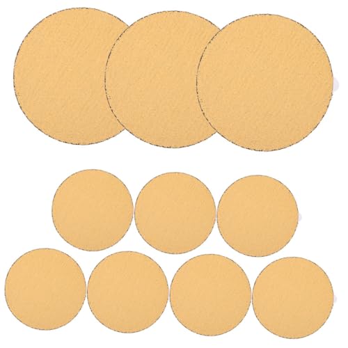 LIFKOME 10pcs 150mm Sanding Discs Adhesive 80 Grit for Coarse Sanding and Polishing