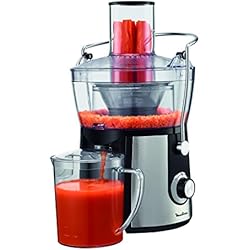 Moulinex Juice Express JU550D10 Licuadora, 800 W, 1.4 litros, Metal, 2 Velocidades, Negro/Plateado