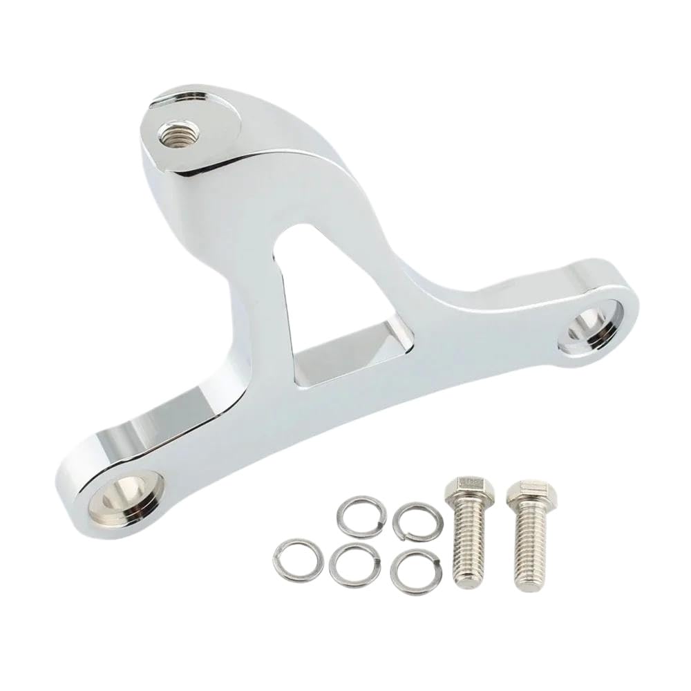 Ztbetcmva Silver Front Engine Mount Brace Black Compatible With Sportster 1200 Super Low Xl1200t 883 Super Low Xl883l Motorcycle(Silver)