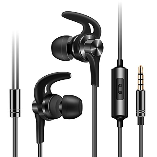 Yellow-Price 5-Pack Earbuds Wired with Microphone, Wired Earbuds for Kids and Adults with Mic, Gaming Headset in Ear Headphones for Samsung Galaxy Android iPhone, Extra Bass for Exercise, Office