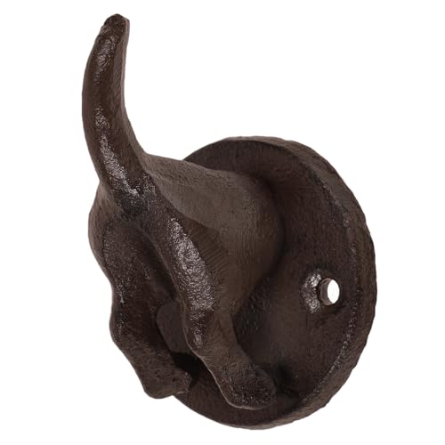 Gatuida Gancho para Pared de Hierro Forjado Vintage, Gancho Multifuncional para Abrigos y Llaves, Perchero de Pared Decorativo Estilo Retro, Resistente y Compacto para Ahorro de Espacio