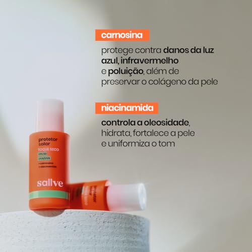 Sallve Protetor Solar Toque Seco Fps50 40G