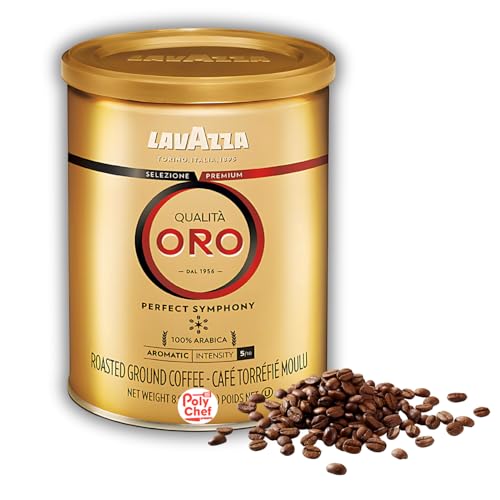 Image of Lavazza Qualita Oro Ground Coffee, 8.8 Ounce (Pack of 1) - Packaging May Vary