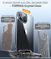 TORRAS Anti-Vergilbung für iPhone 15 Pro Hülle Durchsichtig – Ansicht 5