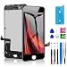 for iPhone 6s Screen Replacement Black, Diykitpl LCD Display 3D Touch Screen Digitizer Replacement 6S Screen Full Assembly for Model A1633,A1688,A1700 with Home Button+Earpiece+Front Camera Repair Set
