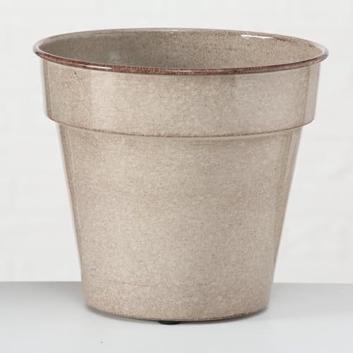 Boltze Pflanztopf Effrin S/3 cache-pot en fer design noir - 4