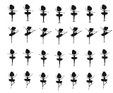 Ballerina Collections Dance (Ballerina Ballet Vinyl Stickers Black)