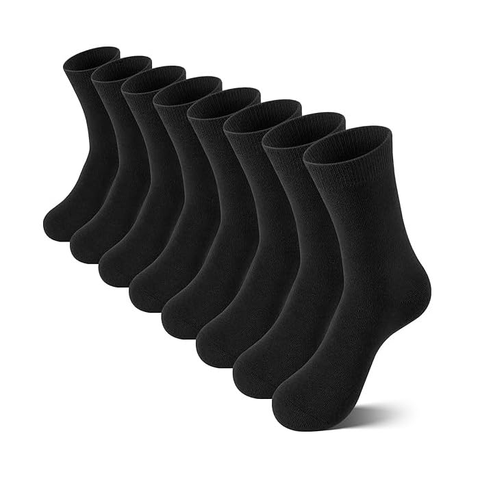 Yanwenx Kids School Crew Socks for Boys & Girls – Soft Breathable Cotton, Seamless Toe, Cushioned Comfort for Uniform Wear... - Review, Price and Buying Guide