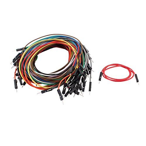 Aexit 40PCS 2.54mm Accesorios Audio y Video Cable Jumper 40cm miniatura 1