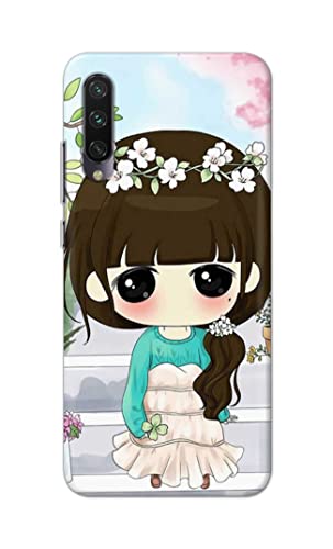 Image of PRINTFIDAA Cartoon Girl Printed Designer Hard Back Case Cover for Xiaomi Mi A3 / Mi CC9e -(TI) MVN1009