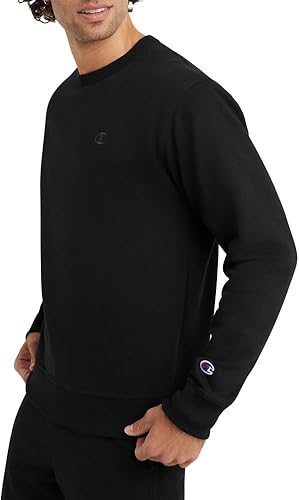 Miniatura 3 de Champion Sudadera de forro polar Powerblend para hombre, sudadera de cuello redondo (regular o grande y alto)