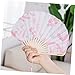 Zerodeko 1pieza Abanico De Verano De Japonés con Mango Ventilador Decorativo Antiguo para Bodas y Color Rosa Imagen de Zerodeko 1pieza Abanico De Verano De Japonés con Mango Ventilador Decorativo Antiguo para Bodas y Color Rosa