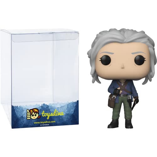 Carol Peletier: P O P ! Tv Vinyl Figurine Bundle With 1 Compatible 'Toysdiva' Graphic Protector (1181-57637 - B)
