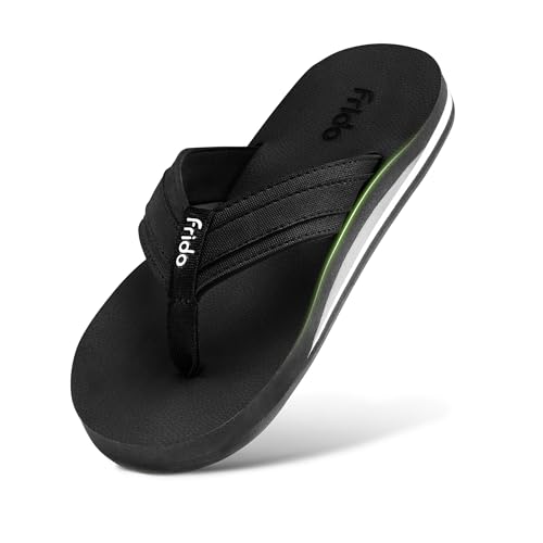 Image of Frido Cloud Comfort Slippers for Women & Men | Available in 2 Options- Arch Support & Without Arch |Orthopedic Soft Home Chappal Unisex Slipper, House Slipper with Anti-Skid Sole for Home Use & Casual