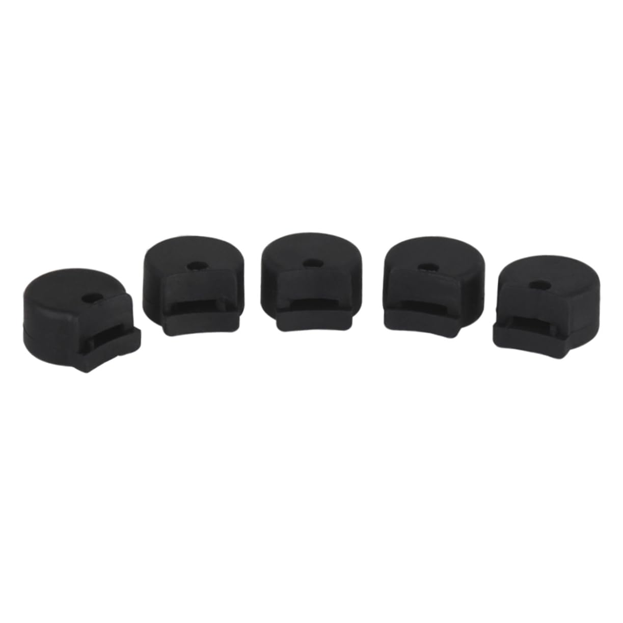 LIOOBO 5 PCS Rubber Clarinet Thumb Rest Protector Durable Black Cushion for Optimal Finger Positioning Fits Clarinets Reduces Thumbs Essential Music Instrument Accessory