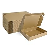 MEBRUDY 11x8x2 Inches Shipping Boxes Pack of 25, Small Corrugated Cardboard Box for Mailing Packing Literature Mailer