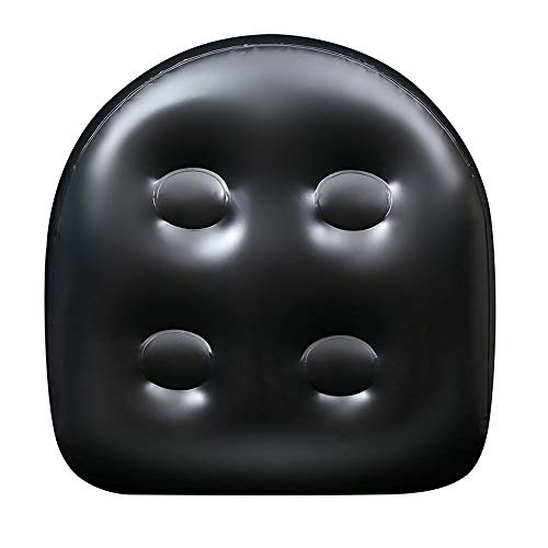 Spa Cojín hinchable para silla, elevador de asiento con ventosa, relajante, material de calor duradero, práctico, extraíble, lavable, cómodo de usar y transportar, relleno fácil de usar y de llevar