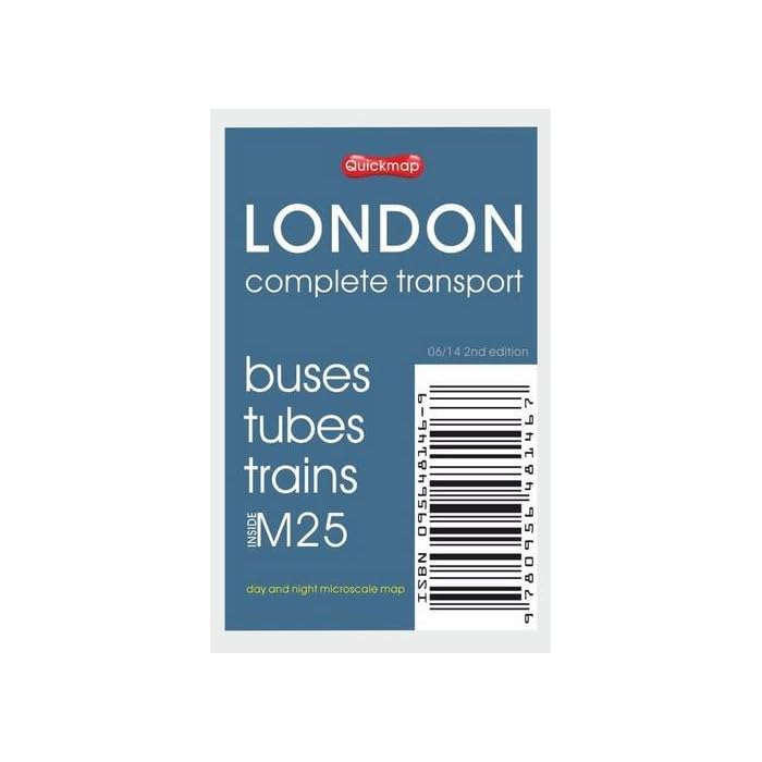 Buy London Complete Transport: Microscale Map of Buses Tubes Trains ...