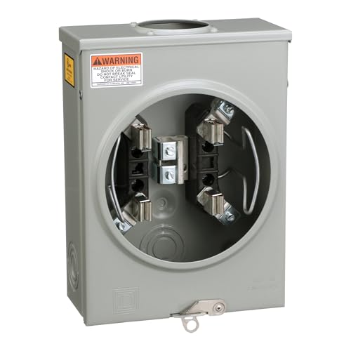 Square D - UTRS101B 125A Ringless Overhead Meter Socket With No Bypass