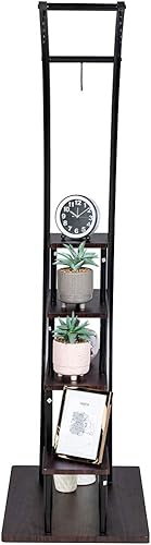 Miniatura 9 de GDLF - Soporte de metal para plantas de 5 niveles, con creativa forma de media luna, soporte en escalera para macetas para el hogar, patio, césped,