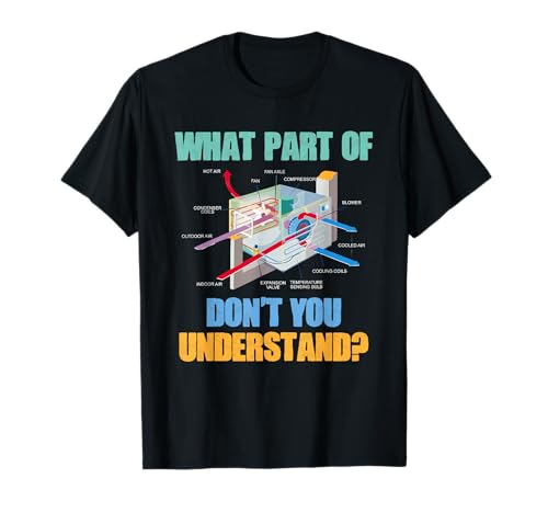 What Part Dont You Understand Funny HVAC Installer T-Shirt